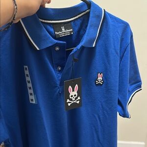 Psycho Bunny Blue Polo Shirt